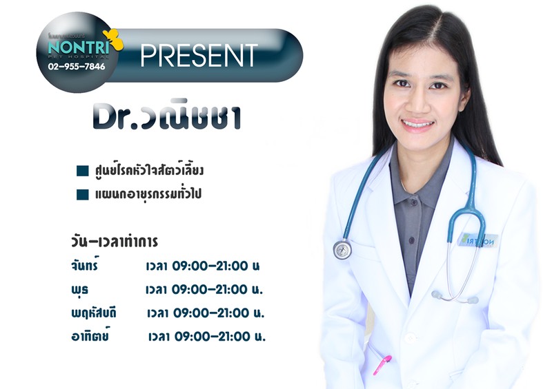 ขอแนะนำสัตวแพทย์ โรงพยาบาลสัตว์นนทรี